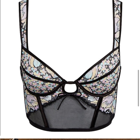 For Love and Lemons 60s Floral Bustier - Picture 5 of 12